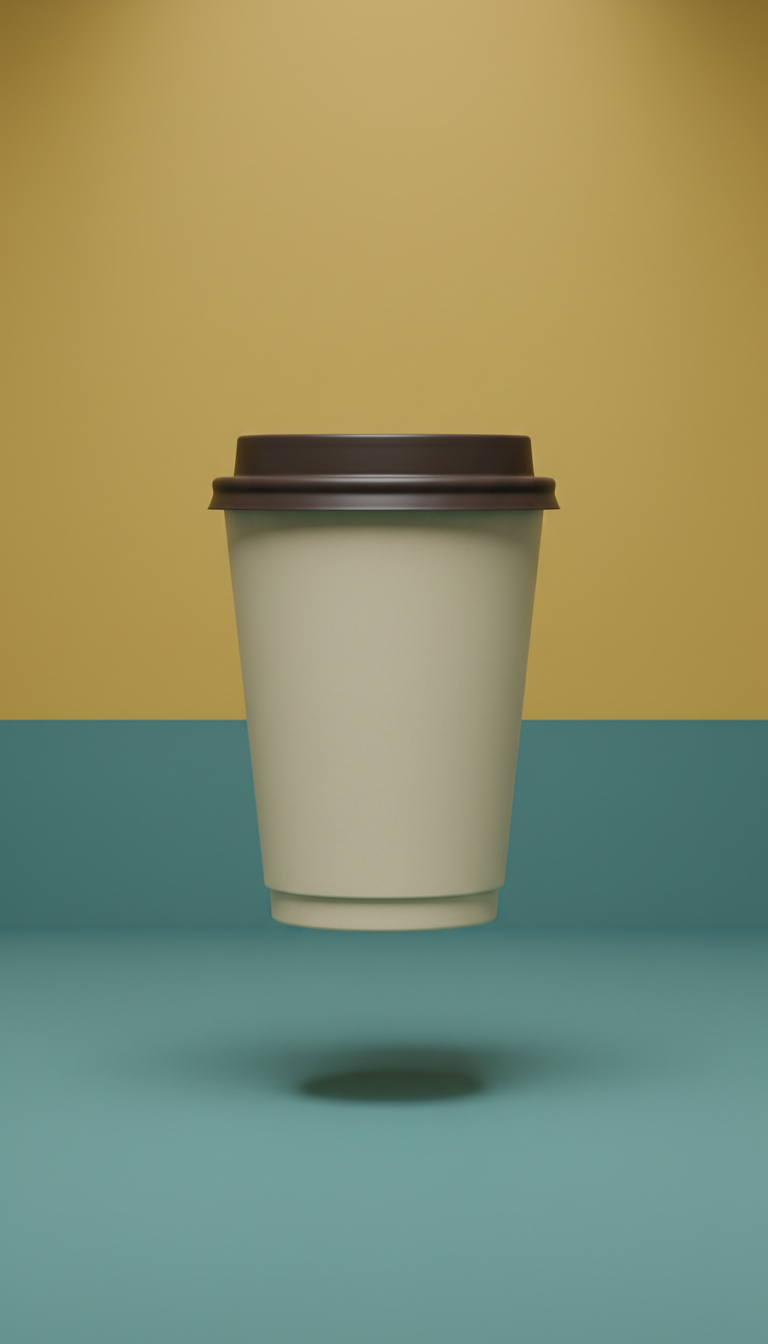 Espresso blend en vaso para llevar